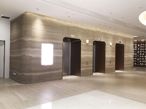 泰斯特夯土|华润集团深圳湾商业中心书吧